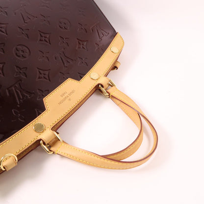 Louis Vuitton Vernis Brea Mm Hand-milled Shoulder Bag Rouge Fauviste Red Rouge 2way Shoulder Bag M 91690