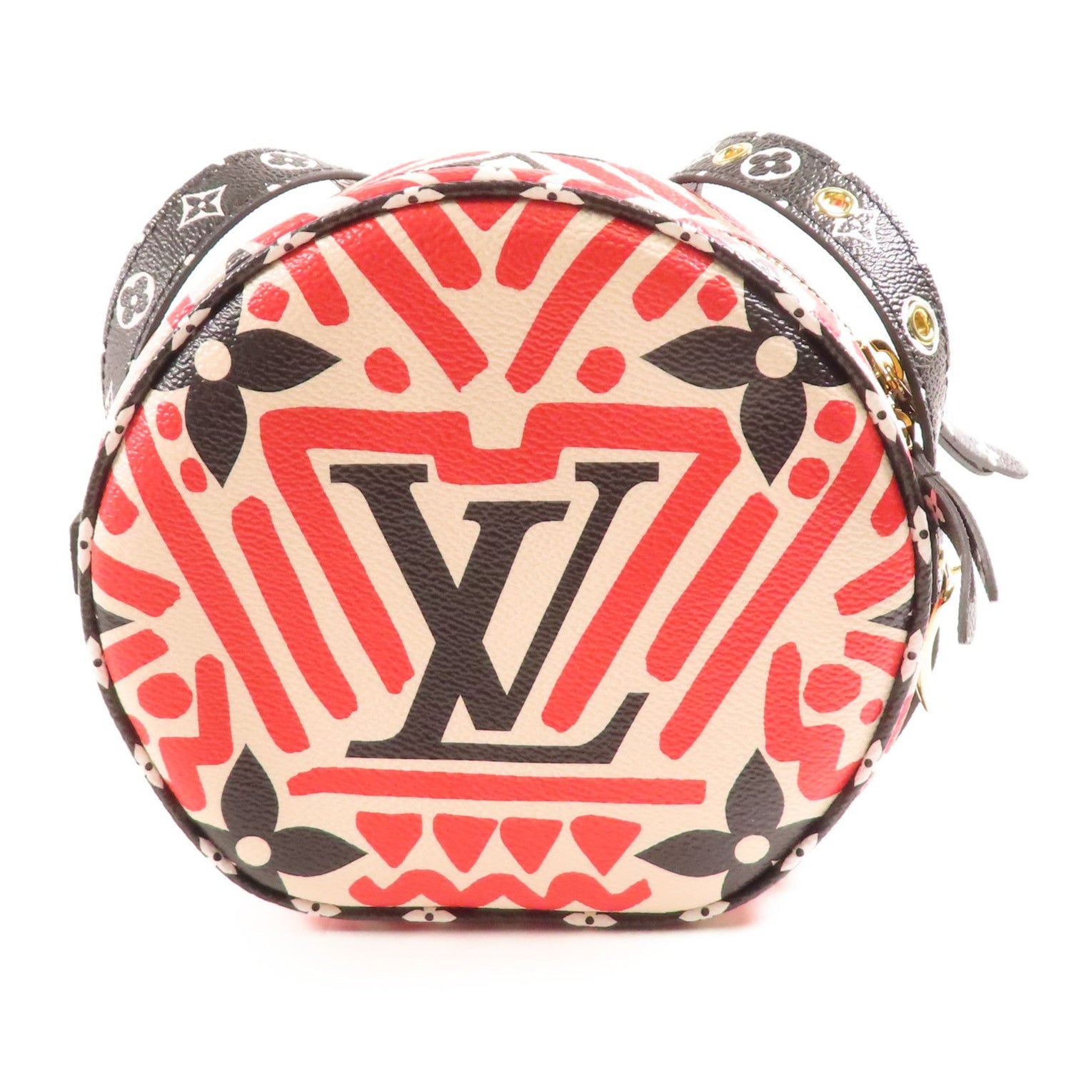 Louis Vuitton Monogram Giant Boite Chapeau Gold Shoulder Bag Red Black White Shoulder Bag M 45366