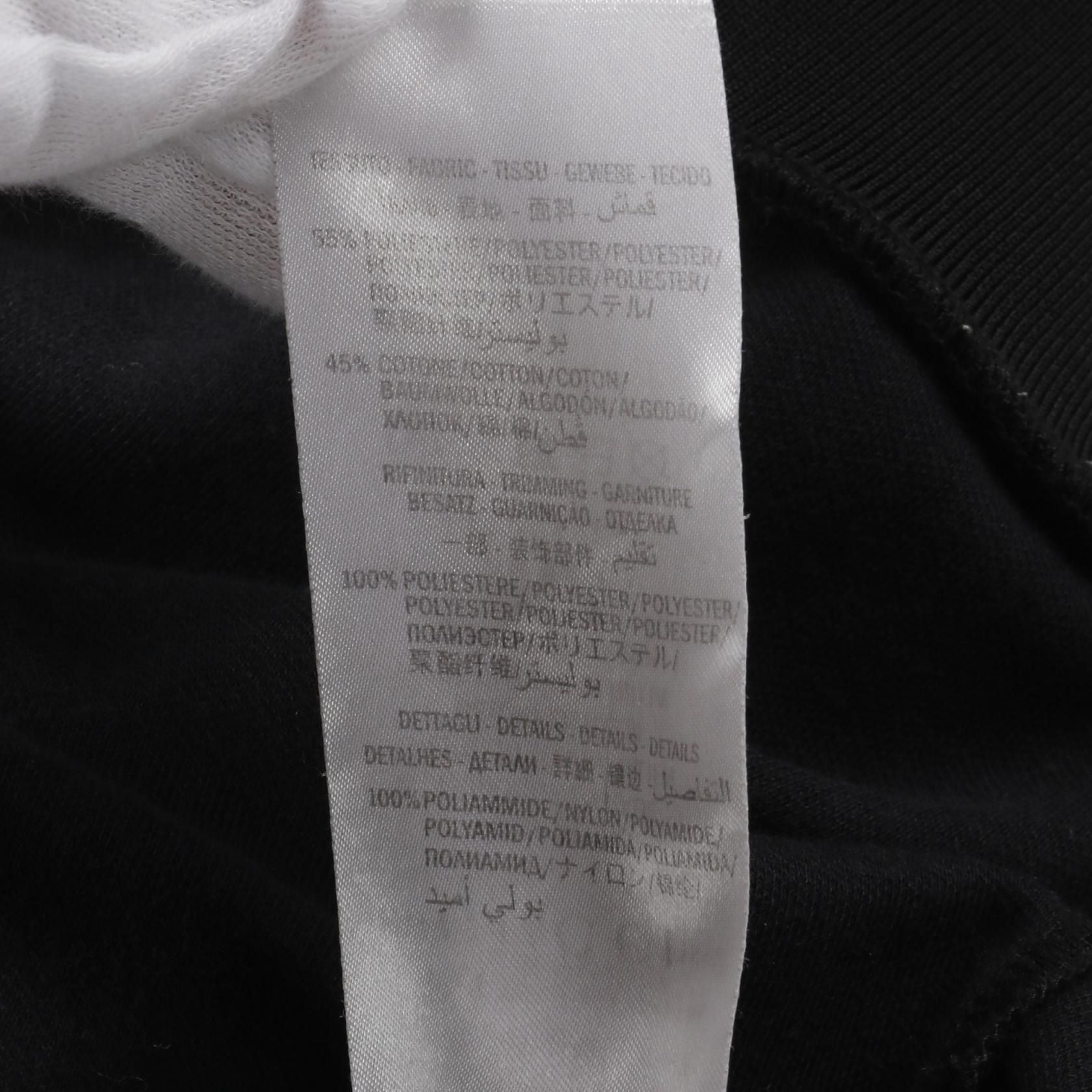 Gucci Technical Jersey Sweatshirt Hoodie L 475354 Cotton Polyester Black