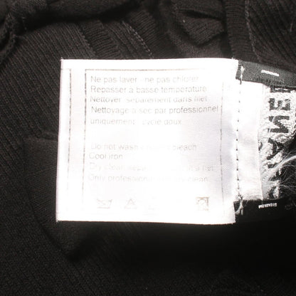 Chanel Black T-shirt Cotton Nylon P 35209k 02068