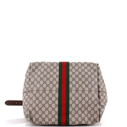 Gucci Jackie 1961 Soft Shoulder Bag Gg Coated Canvas Medium