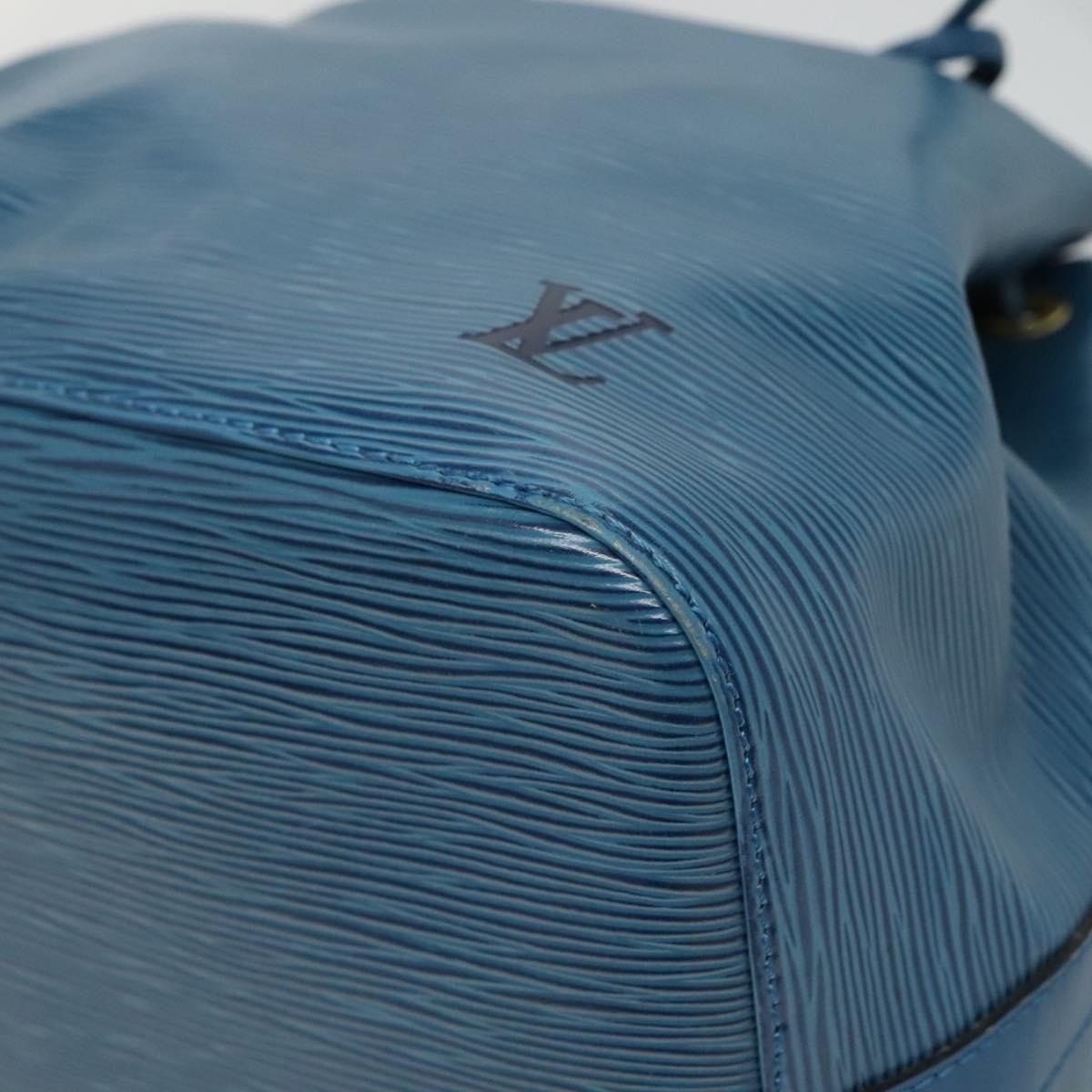 Louis Vuitton Epi Petit Noe Shoulder Bag Blue M 44105 Lv Auth