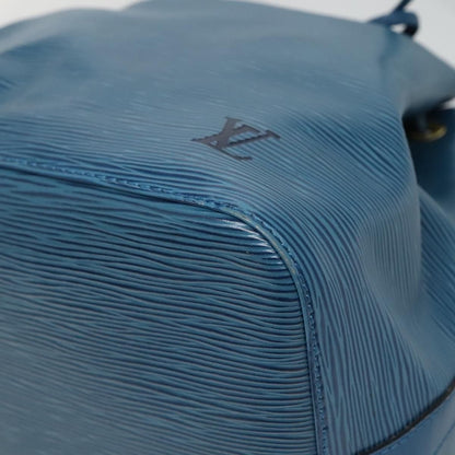 Louis Vuitton Epi Petit Noe Shoulder Bag Blue M 44105 Lv Auth