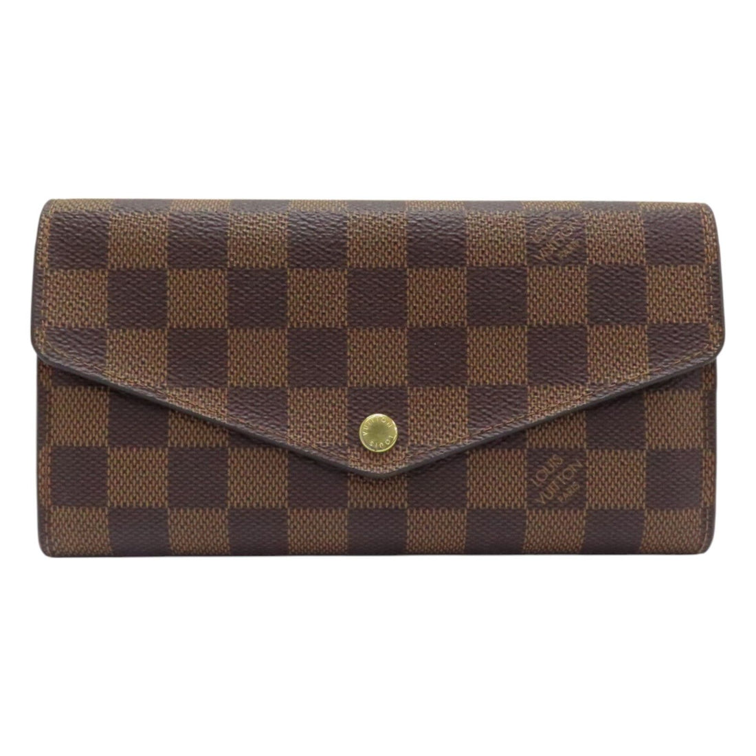 Louis Vuitton Sarah Wallet Damier Ebene Canvas N 63209