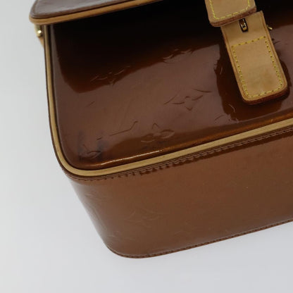 Louis Vuitton Vernis Christie Gm Shoulder Bag Bronze M 91107 Auth