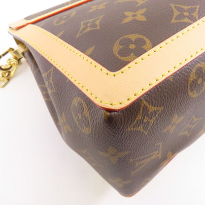 Louis Vuitton Monogram Dauphine Soft Gm Kinpaku Hand-handed Bag For Shoulders And Backs Palm Colo