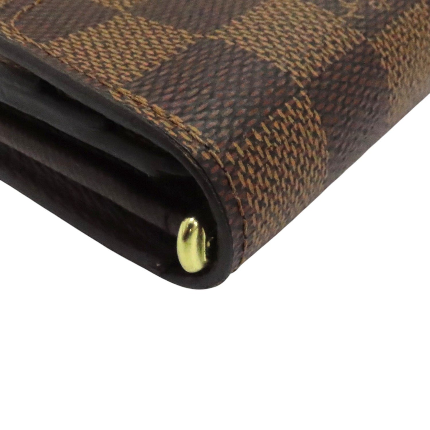 Louis Vuitton Sarah Wallet Damier Ebene Canvas N 63209