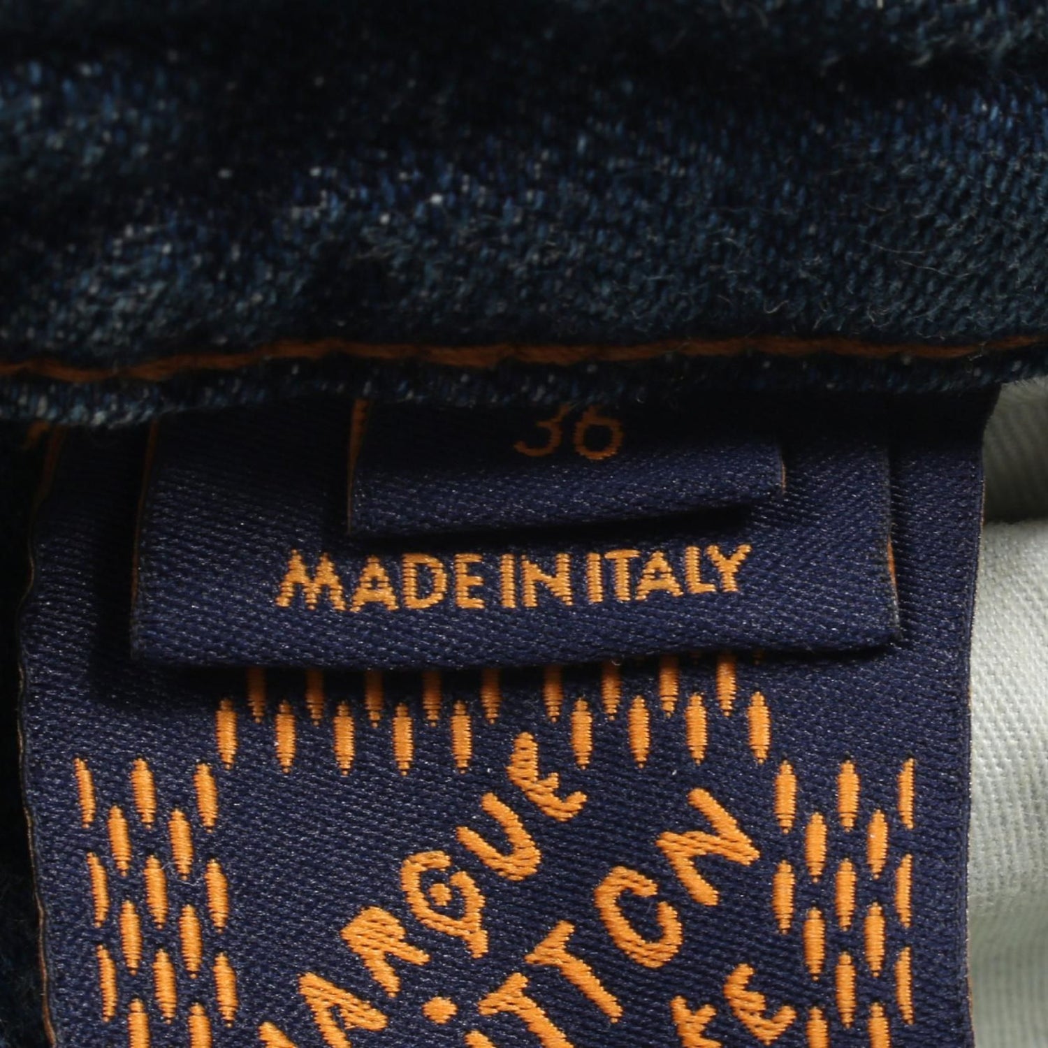 Louis Vuitton Damier Skate Blue Denim Pants Rm 241 Gco Hqd 87w