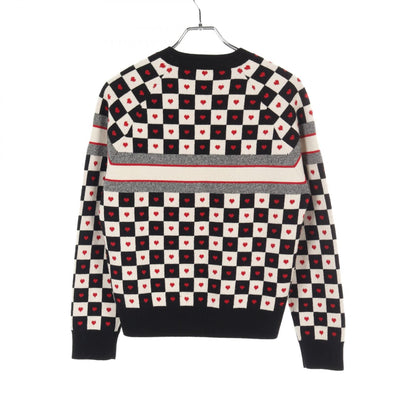 Christian Dior Dioramour Knitwear Sweater 154s 55am 013 Cashmere Wool Beige Black