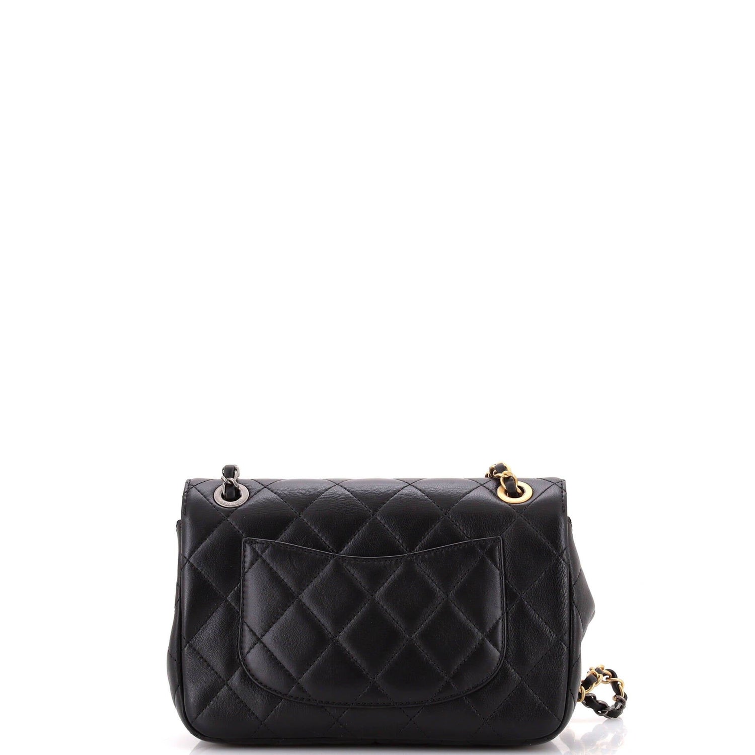 Chanel Coco Clips Flap Bag Embellished Quilted Lambskin Small