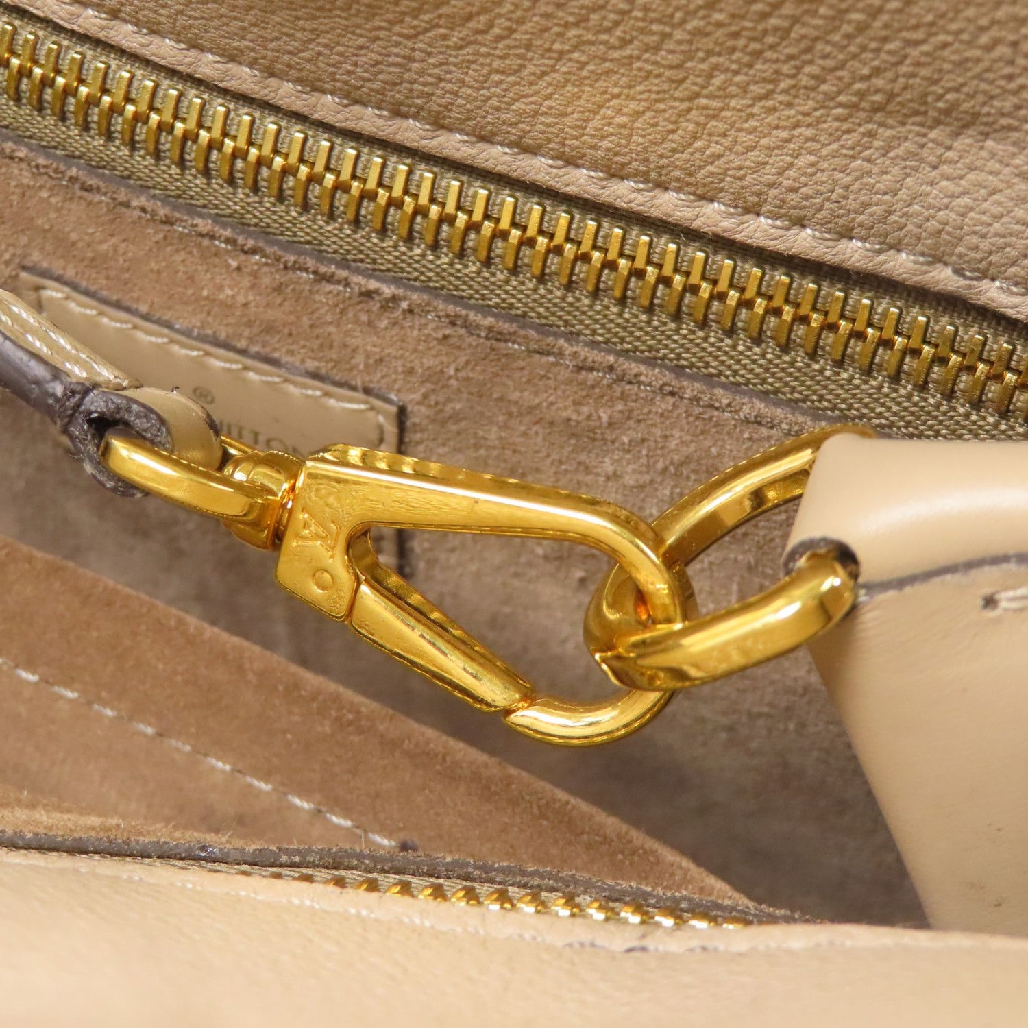 Louis Vuitton Cowhide Leather/sheep Carpet Tote W Pm Kinpaku Hand-turned Bag