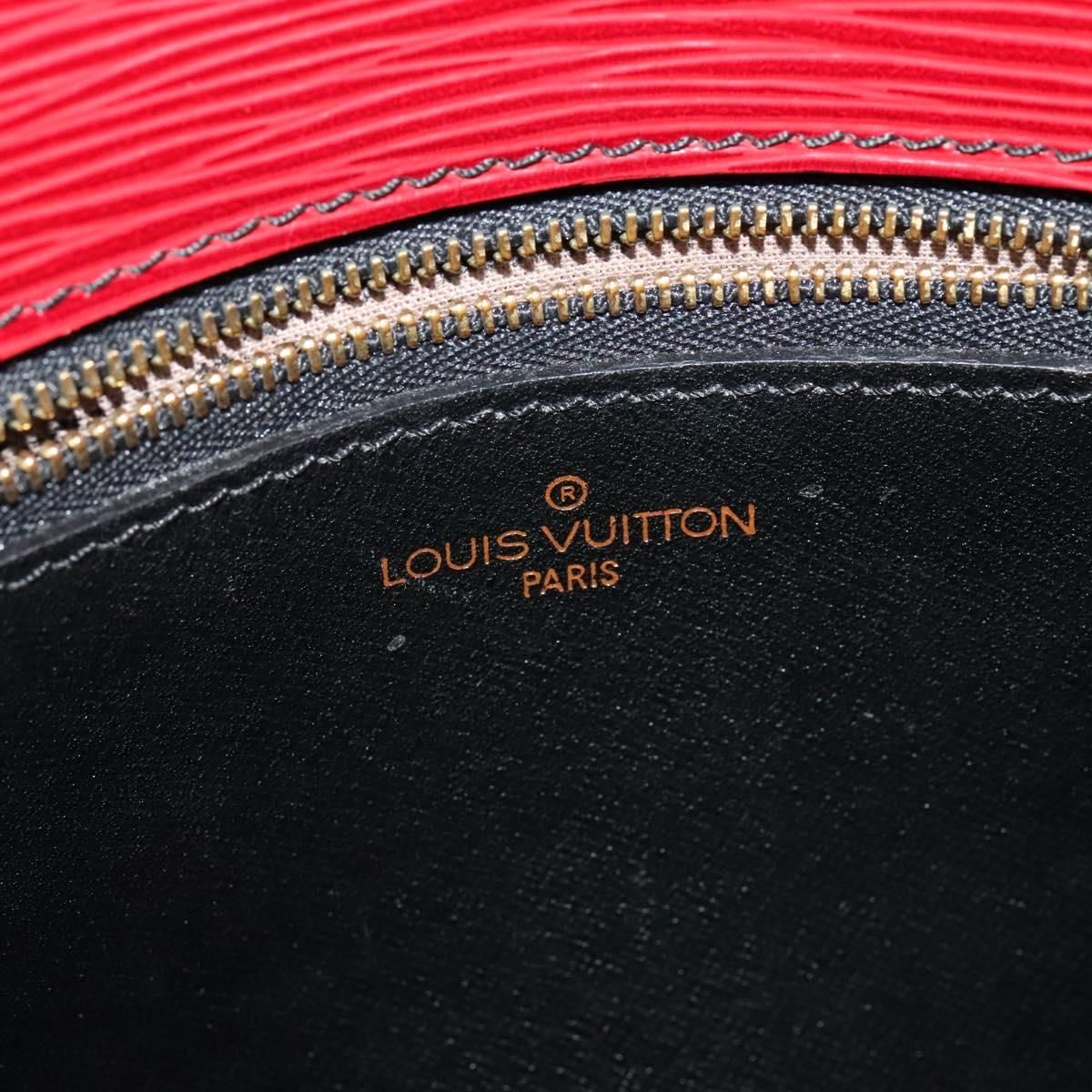 Louis Vuitton Epi Saint Cloud Gm Shoulder Bag Red M 52197 Lv Auth