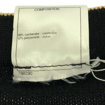 Chanel Black Cardigan Cashmere P 36174k 02177