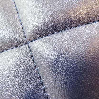 Chanel Matelasse 19 Chain Shoulder Bag Lambskin Blue As 1160