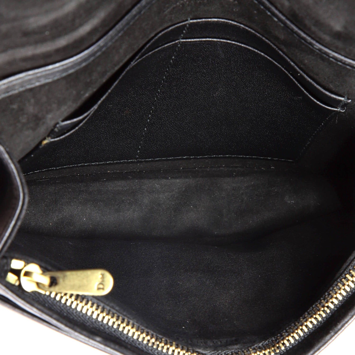 Christian Dior Diorama Wallet On Chain Studded Leather