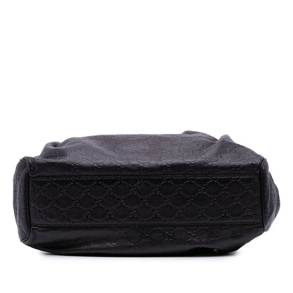 Gucci Medium Guccissima Sukey Tote Black