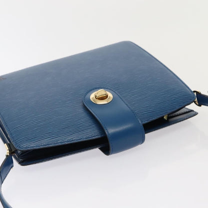 Louis Vuitton Epi Capuchin Shoulder Bag Blue M 52345 Lv Auth
