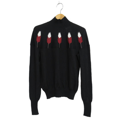 Chanel Knitwear Sweater Black Cashmere Silk 36