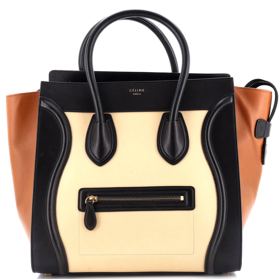 Celine Tricolor Luggage Bag Leather Mini