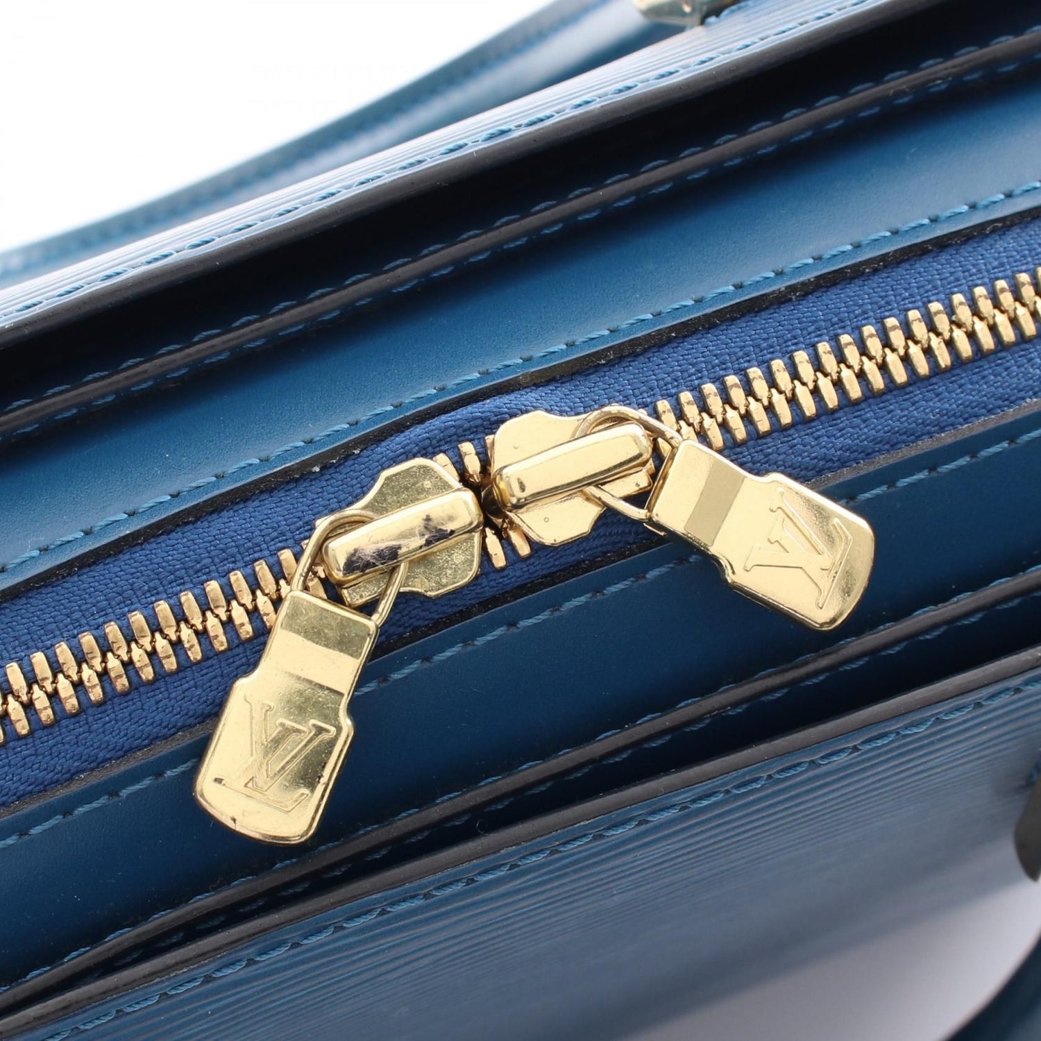 Louis Vuitton Pont Neuf Handbag M 52055 Epi Leather Toledo Blue Lv