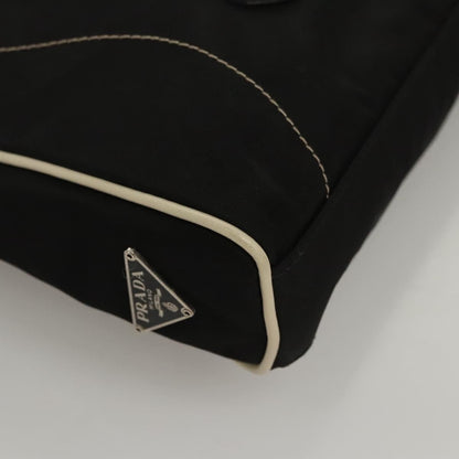 Prada Shoulder Bag Nylon Black Auth