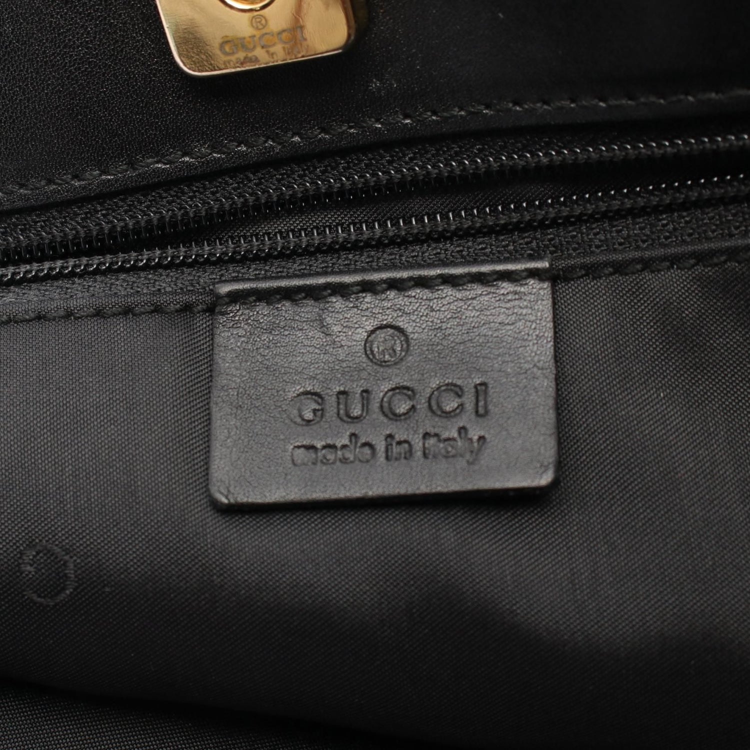 Gucci Gg Canvas Tote Bag Black Canvas 002 1100