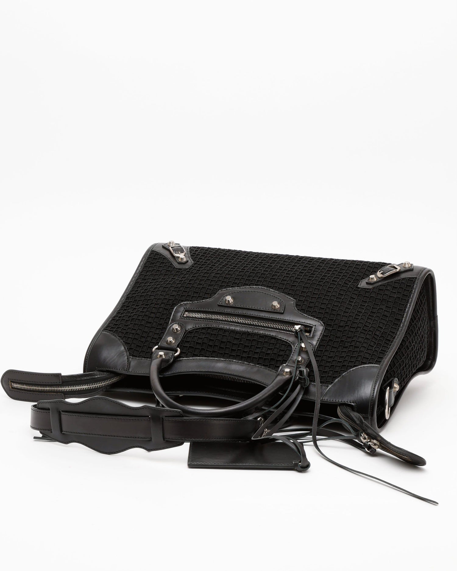 Balenciaga Mesh Classic City Motocross Bag