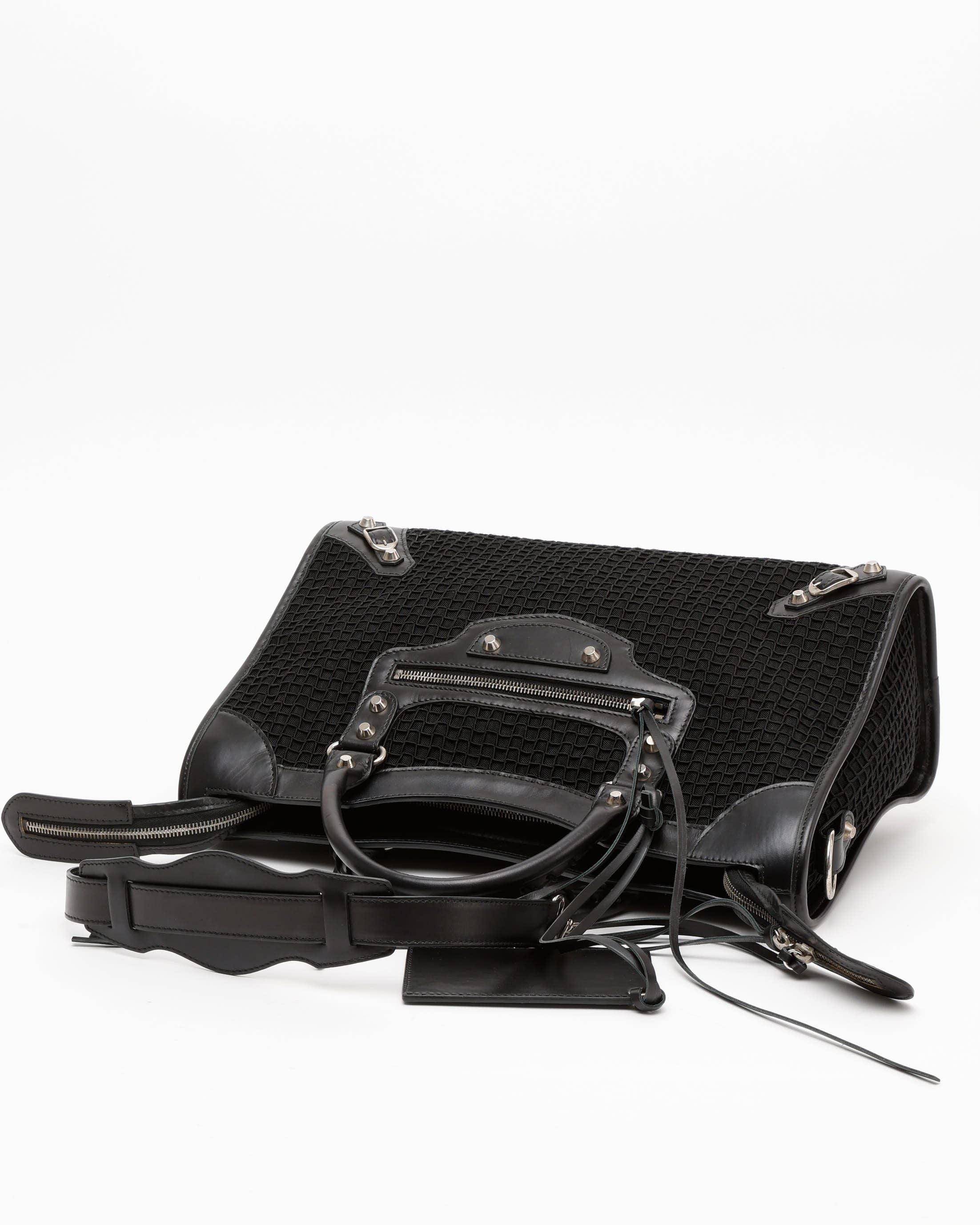 Balenciaga Mesh Classic City Motocross Bag
