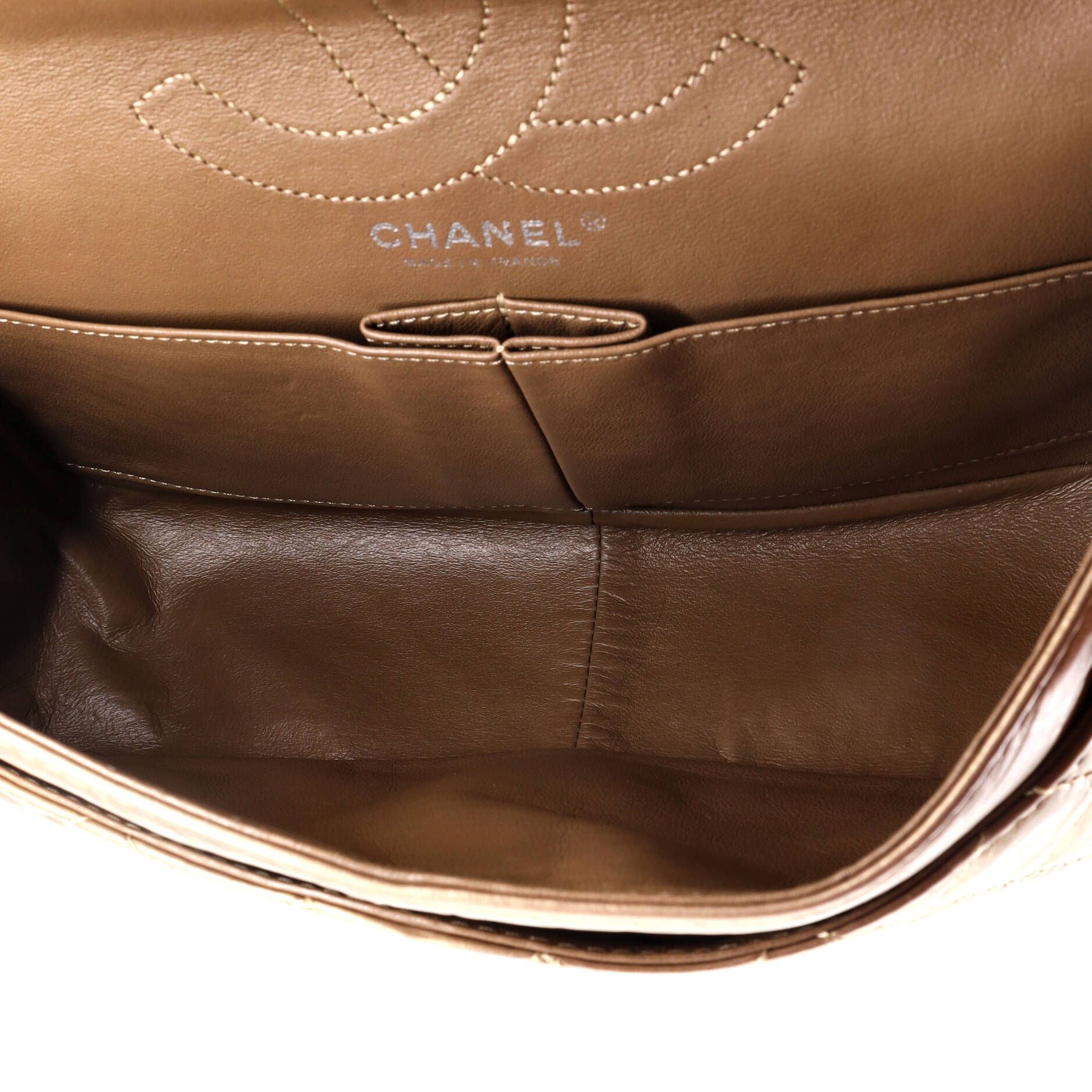 Chanel Reissue 2.55 Flap Bag Quilted Metallic Aged Calfskin 226