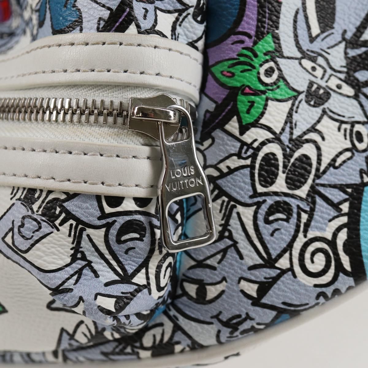 Louis Vuitton Monogram Comics Bum Bag Multi Pocket Bag M 21853 Lv Auth