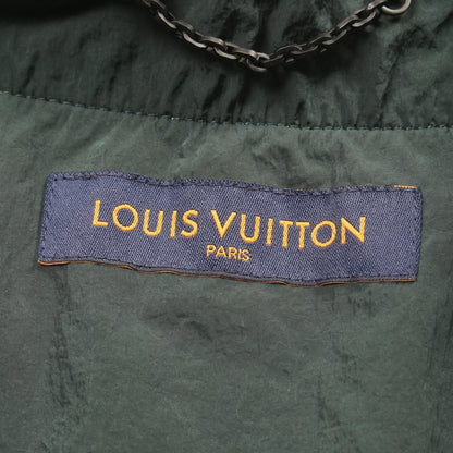 Louis Vuitton Patchwork Baseball Zip Hoodie White Green Yellow Nylon Jacket Rm 222 P 0g Hnb 85w