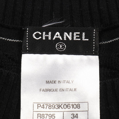 Chanel Black Knit Cotton P 47893k 06108