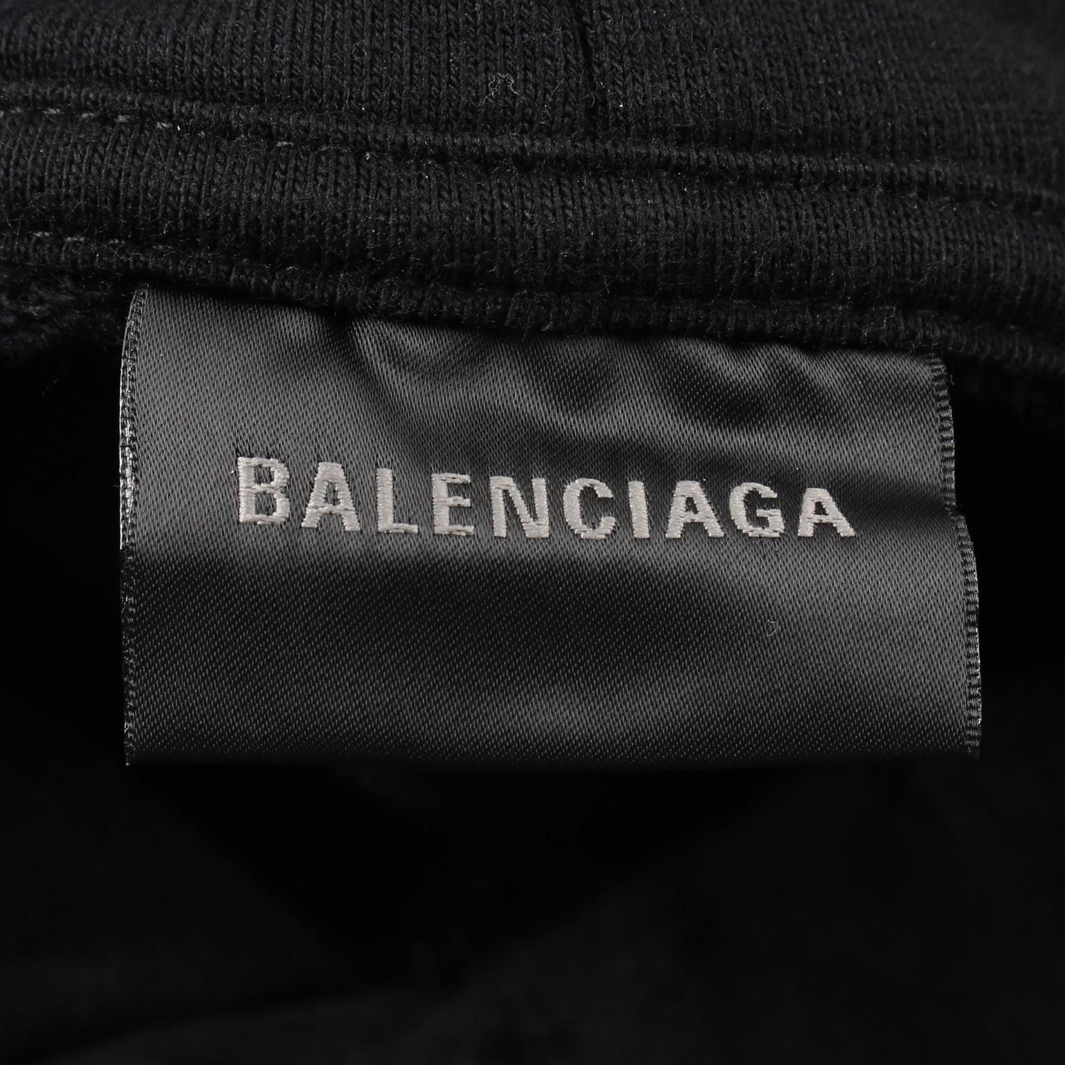 Balenciaga Hand-drawn Bb Icon Hoodie Xs 620973 Cotton Black Mens