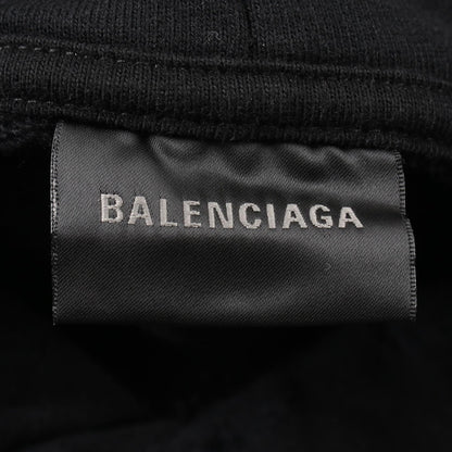 Balenciaga Hand-drawn Bb Icon Hoodie Xs 620973 Cotton Black Mens