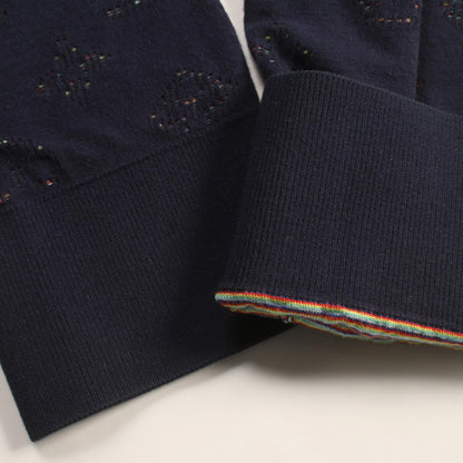 Louis Vuitton Drop Needle Monogram Navy Knit Rm 202q Tbv Hin 44w