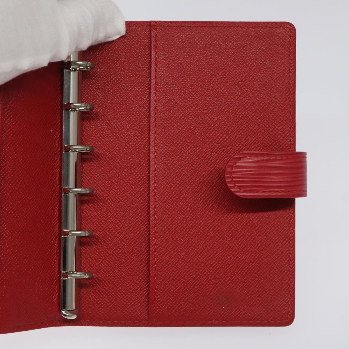 Louis Vuitton Epi Agenda Pm Day Planner Cover Red R 20057 Lv Auth