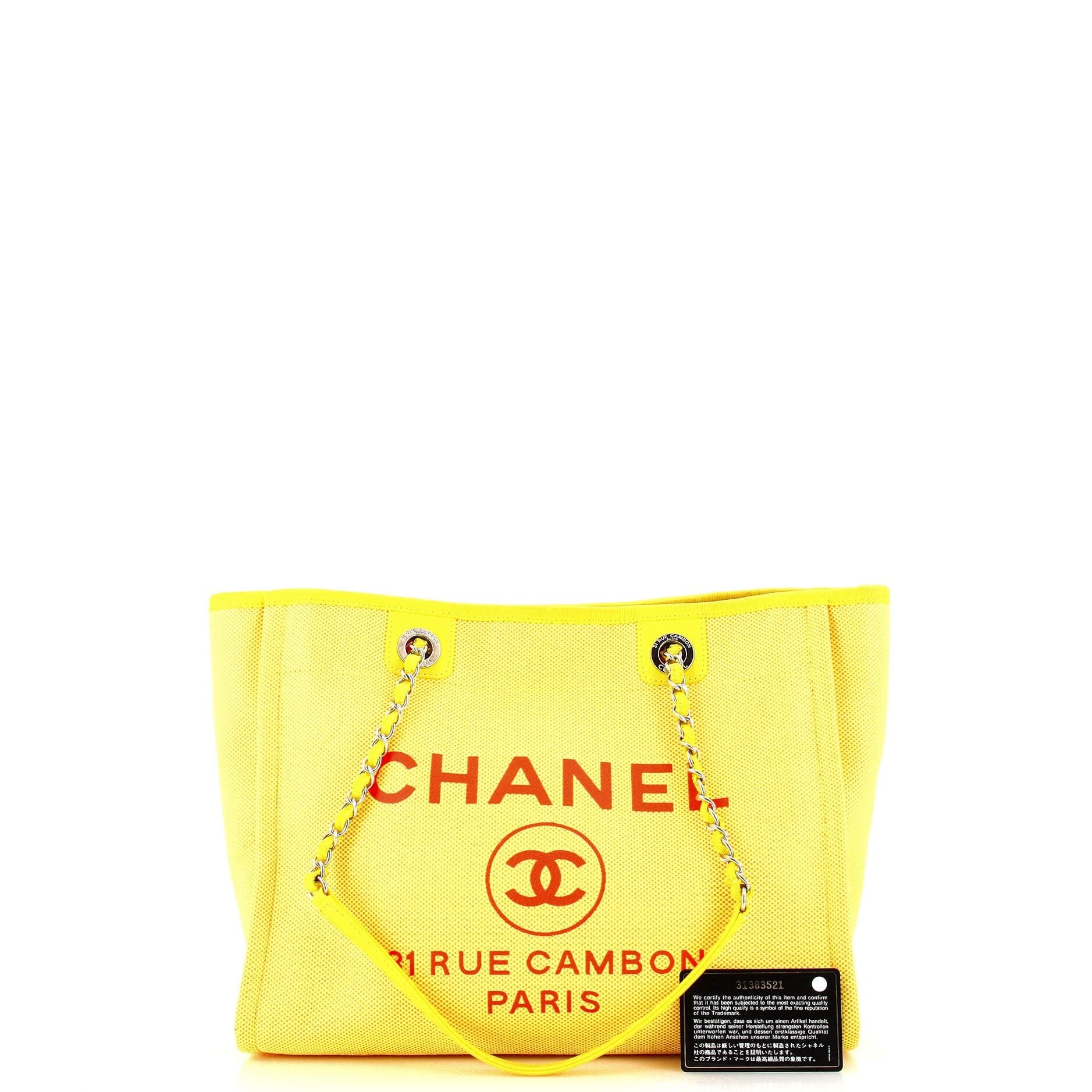 Chanel Deauville Tote Mixed Fibers Small