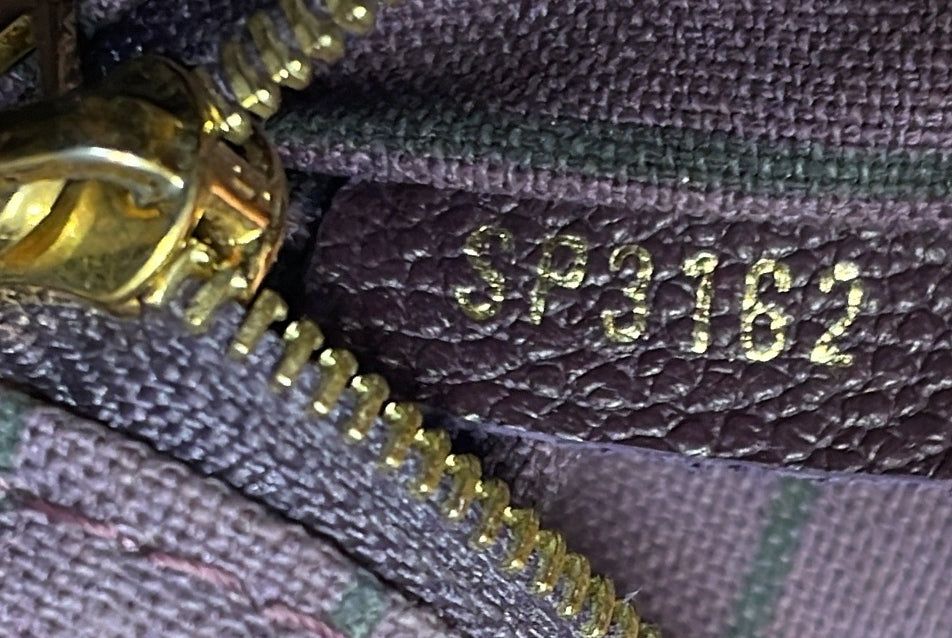 Louis Vuitton Speedy Bandouliere Bag Monogram Empreinte Leather 25