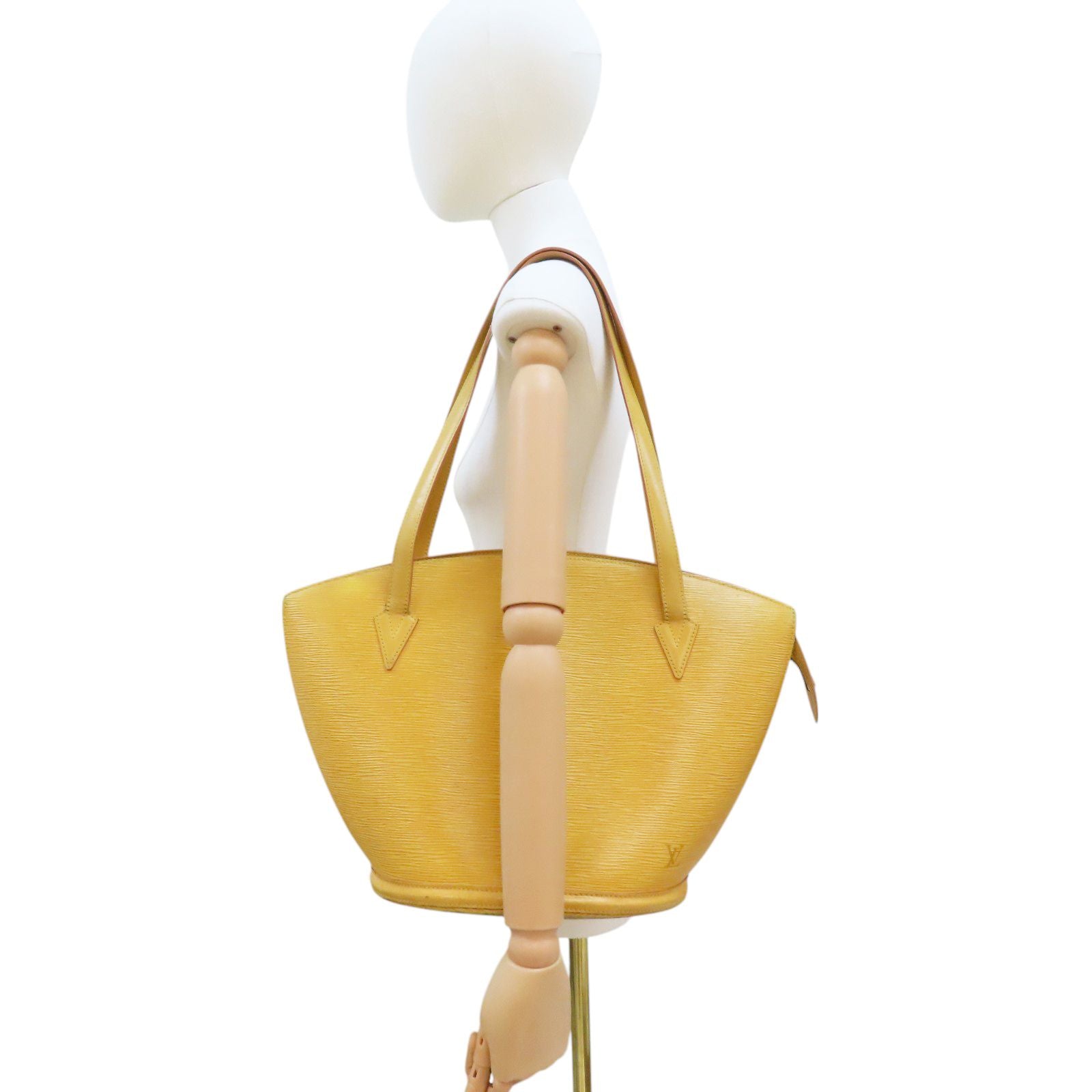Louis Vuitton Saint Jacques Shoulder Bag Epi Leather Yellow M 52269