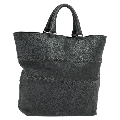 Bottega Veneta Tote Bag Leather Gray 222336 Auth