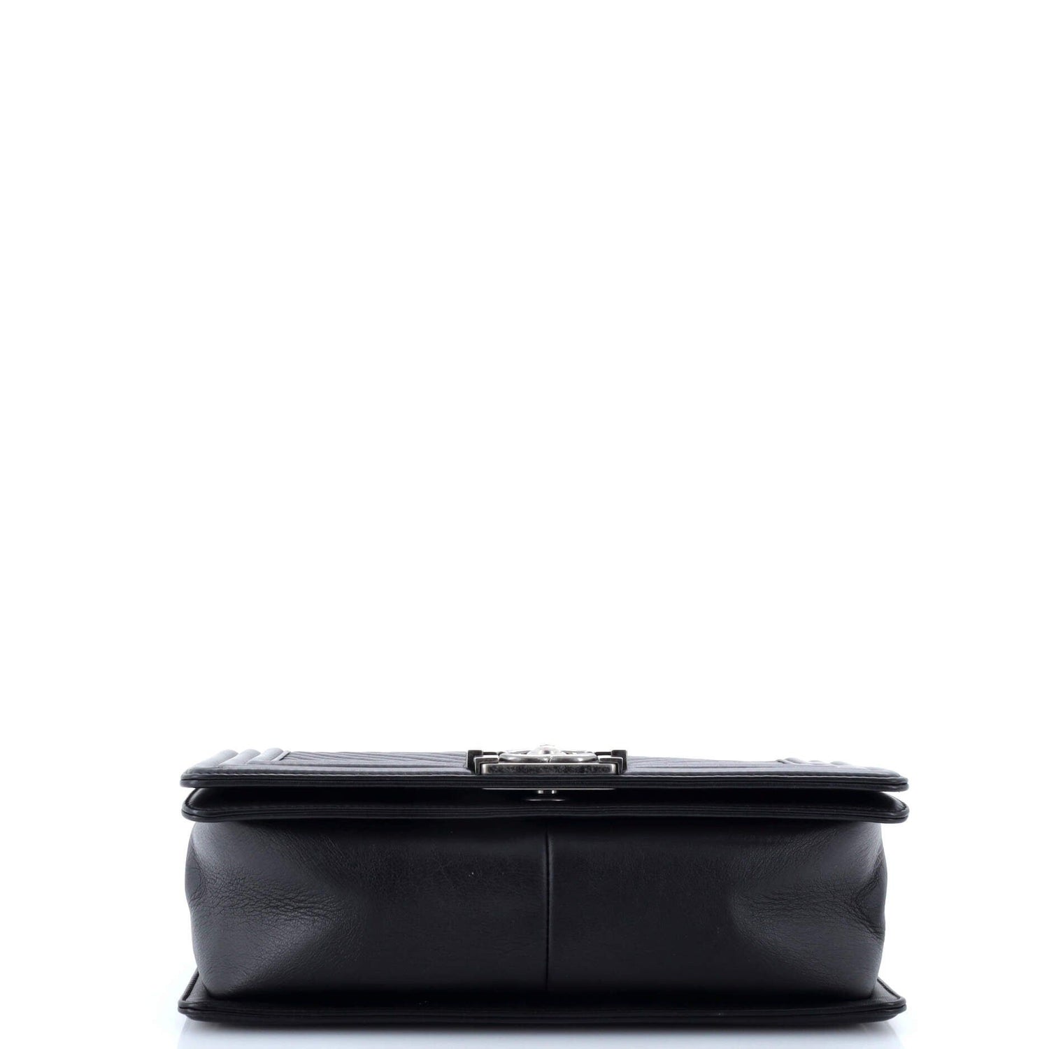 Chanel Boy Flap Bag Chevron Lambskin Old Medium