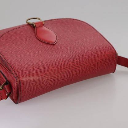 Louis Vuitton Epi Saint Cloud Gm Shoulder Bag Red M 52197 Lv Auth