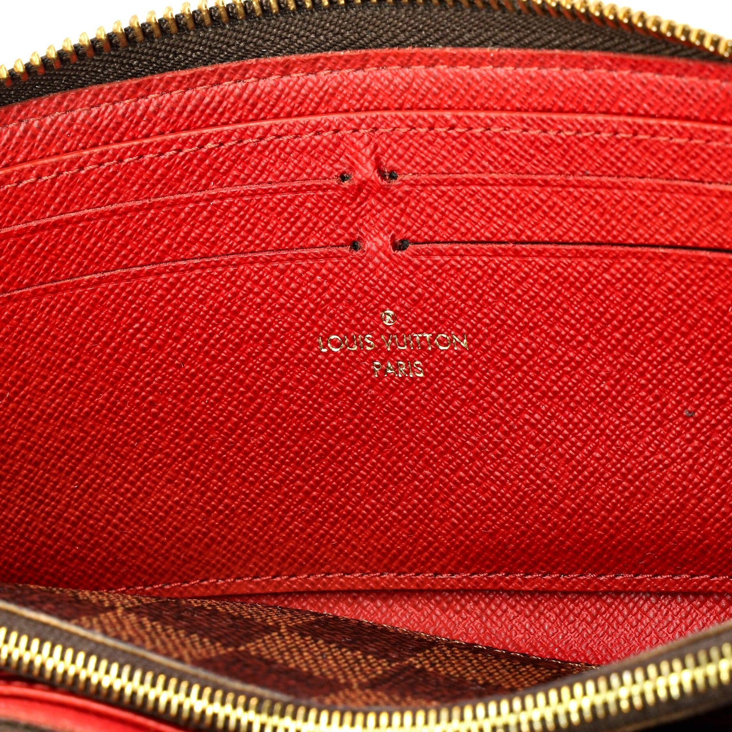 Louis Vuitton Clemence Wallet, Damier Ebene