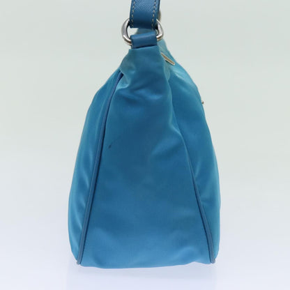 Prada Accessory Pouch Nylon Light Blue Auth
