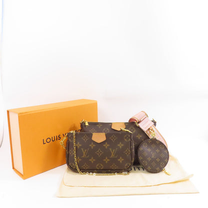 Louis Vuitton Monogram Multi Pochette Accessories Brown 2way Shoulder Bag M 44840