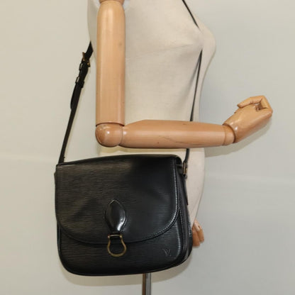 Louis Vuitton Epi Saint Cloud Gm Shoulder Bag Black Noir M 52192 Lv Auth
