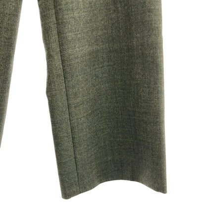Chanel Green Pants Wool P 13903v 07978