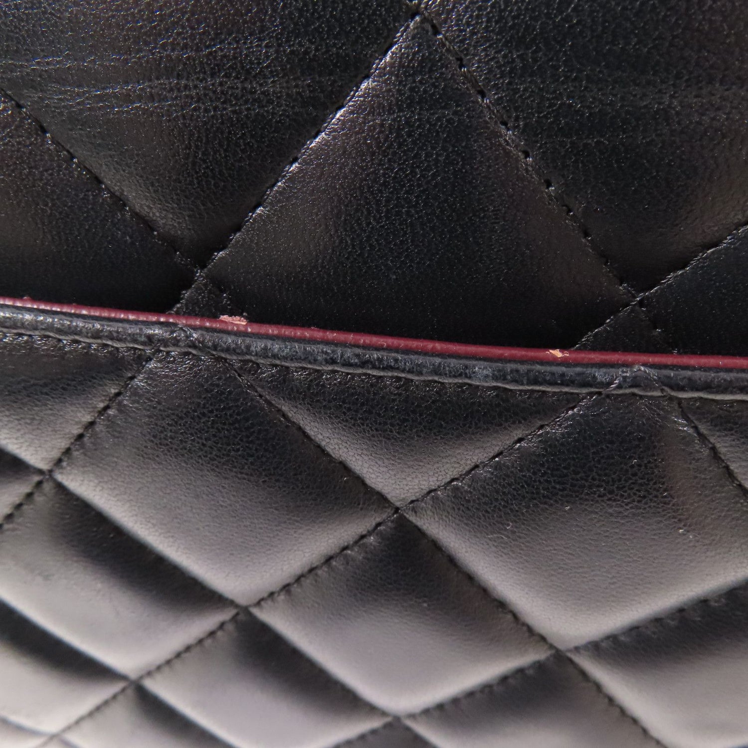 Chanel Black Sheepskin Leather Large Classic Golden Cross Shoulder Back Bag Lambskin (sheep Leather)