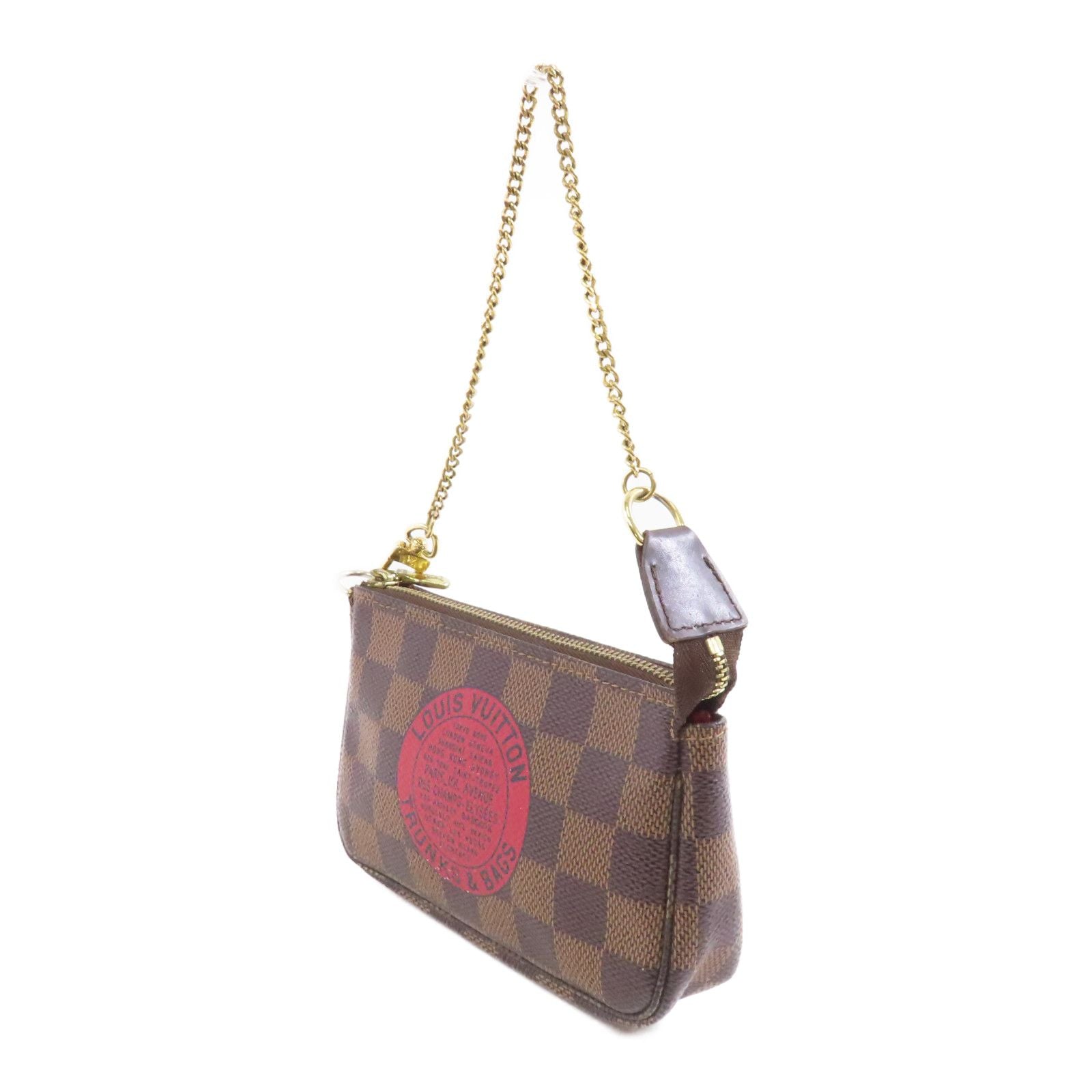 Louis Vuitton Mini Pochette Accessoires, Damier Ebene Trunks and Bags