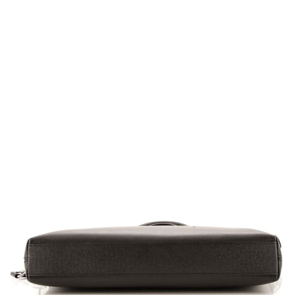 Louis Vuitton Anton Soft Briefcase Taiga Leather